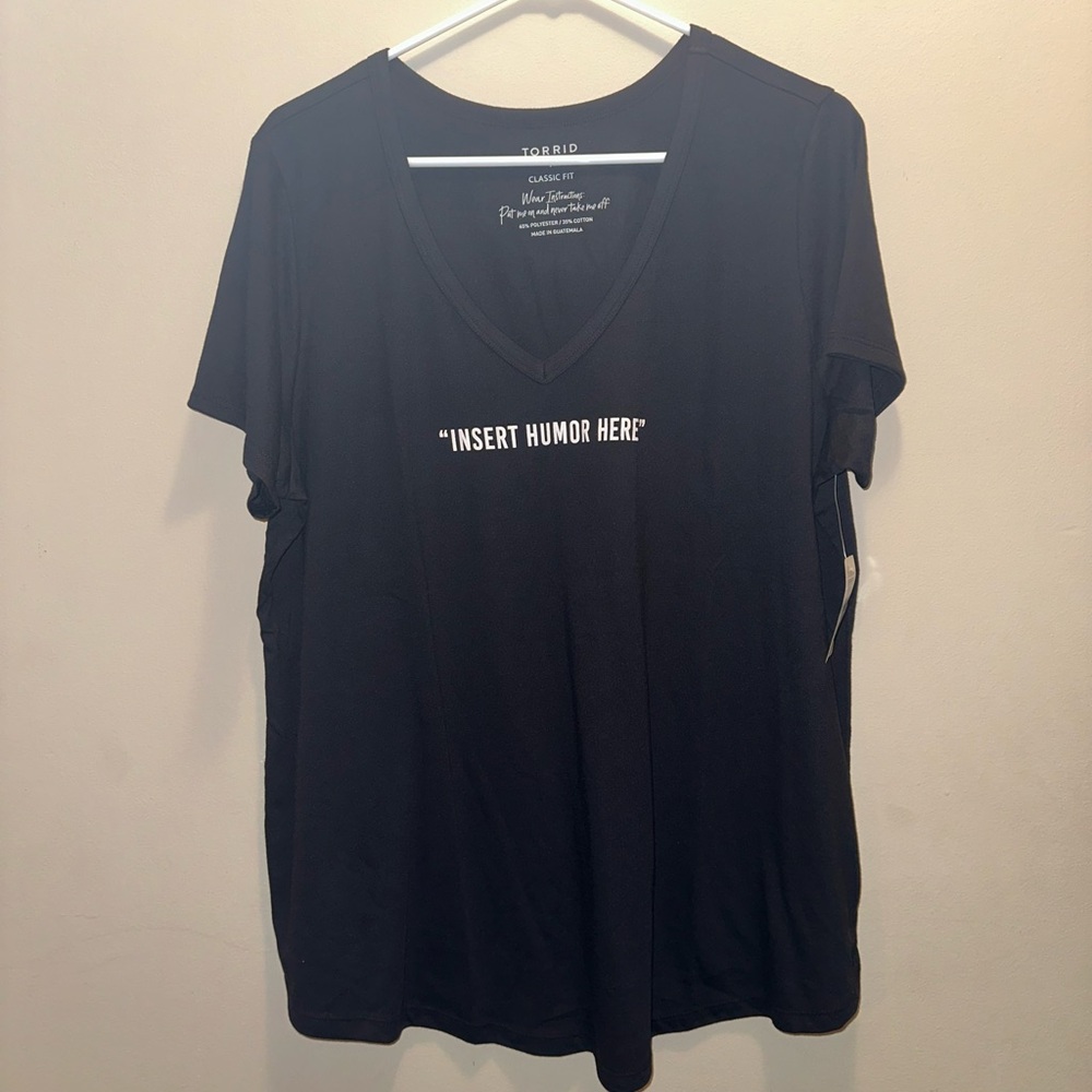 NWT torrid humor shirt